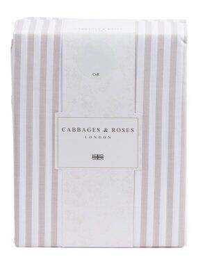 CABBAGES & ROSES 200tc Pinstriped Sheet Set